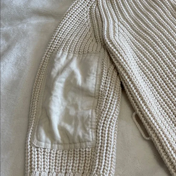 Equipment Cream Belted Cardigan Sweater - Picture 14 of 15